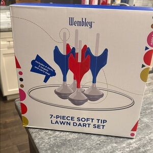 Wembley Red and Blue Lawn Dart Game Set